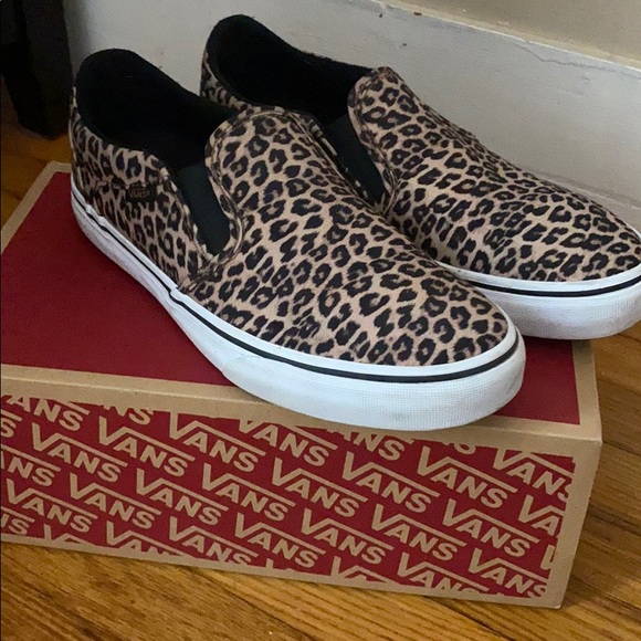 vans asher deluxe cheetah